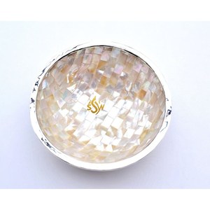 Designer minimaliste nacre décoration de table bol de service alimentaire Style japonais nouveauté à la recherche de motif bol moderne - Product Image 5