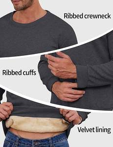 Sweat-shirts à col rond de haute qualité, en coton doux, best-seller, logo personnalisé, vêtements d'hiver, nouvelle arrivée, design haut de gamme - Product Image 6