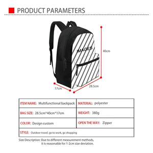 Mochila Escolar Unisex Sigma Gamma Rho con Compartimento para Portátil, Cierre de Cremallera, Parte Trasera Suave de Algodón, Ligera, Transpirable y Grande - Product Image 4