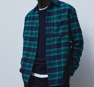 เสื้อเชิ้ตผ้าฝ้าย 100% คุณภาพพรีเมียม สไตล์ลำลอง สำหรับผู้ชาย ราคาถูก ขายส่ง เสื้อเชิ้ตผ้าฟลานเนล แฟชั่นเสื้อผ้าผู้ชาย - Product Image 5