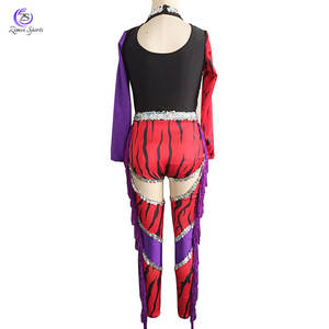 เครื่องแบบ majorette ของผู้หญิงที่มีดีไซน์ตามสั่งของคุณเองและตัดขอบสำหรับลักษณะสง่างาม - Product Image 5