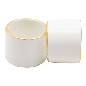 Rond de serviette en métal couleur or Rond de serviette en laiton massif de taille personnalisée de meilleure qualité du fabricant et fournisseur en Inde - Product Image 2