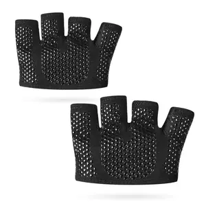 Guantes de levantamiento de pesas de cuero unisex para entrenamiento de gimnasia para hombres y mujeres ciclismo y deportes al aire libre - Product Image 1