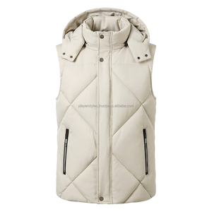 Chaleco Acolchado Cortavientos Reversible para Hombre Estilo Urbano, Ropa de Invierno, Proveedor OEM al por Mayor Personalizado - Product Image 1