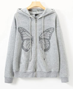 Vente en gros de sweat à capuche streetwear zippé pour hommes 100% coton polaire à double fermeture éclair broderie personnalisée impression numérique 3D - Product Image 1