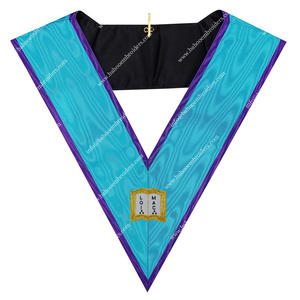 Collier d'officier maçonnique Regalia Memphis Misraim Rite Orator Accessoire d'église unisexe pour adultes - Product Image 1