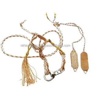 Ensemble de laisse de fauconnerie Style arabe avec Jesses en cuir, connecteur pivotant et laisse Falcon - Product Image 6