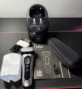 Maquinilla de afeitar eléctrica Braun Series 8 8567cc para hombre, 4 + 1 Elementos de afeitado y recortadora de pelo largo de precisión cerrada y suave, húmedo y seco - Product Image 1