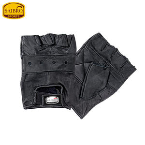 Custom Durable Half-Finger Leather Unisex Gym Workout Gloves for Sports Bodybuilding Training Fitness <b>Weight</b> <b>Lifting</b> - Product Image 3