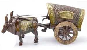 Acheter Bullcart en laiton avec lecteur hommes cadeau génial pour la Saint-Valentin cadeau articles faits à la main décoration oeuvre décorative traditionnelle - Product Image 3