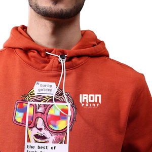 Latest Winter Design Long Sleeve <b>Lightweight</b> <b>Hoodie</b> for <b>Men</b> OEM Service Comfortable Factory Wear Digital Plain Dyed - Product Image 5