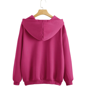 Vente en gros sur mesure Sweats à capuche unisexes à manches longues pour femmes Sweats à capuche grande taille pour femmes - Product Image 2