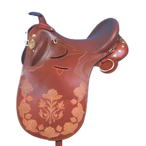 Handmade Premium Genuine <b>Leather</b> Stock Saddle Lightweight Flexible with Comfort Support for All-Day Riding - Product Image 1