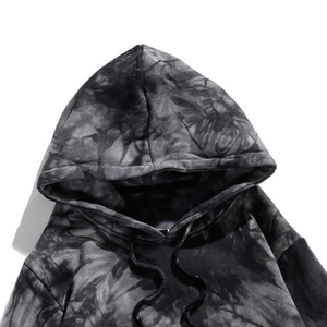Pull-over à capuche unisexe avec logo personnalisé en gros 100% coton Tie-Dyed Plus Size Logo personnalisé Blank Plain Design pour hommes Hiver - Product Image 4