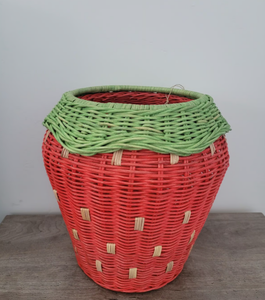 ตะกร้าหวายทรงกลมรูปสตรอเบอร์รี่ตะกร้ากระดาษของเล่นสำหรับเด็กทำจากเวียดนาม - Product Image 3