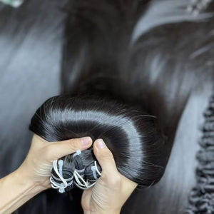 ช่อผมตรงแบบติดกระดูกสองชั้นผมคนเวียดนาม - Product Image 1