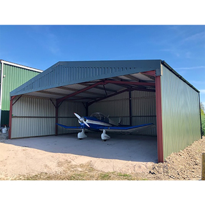 Conception préfabriquée de charge de vent de hangar d'avions je rayonne l'acier à haute résistance - Product Image 1