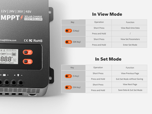 Controlador de Carga Solar MPPT de 12V 24V 36V 48V 60A Directo de Fábrica para Sistemas Fuera de Red de LiFePO4 y Plomo-Ácido - Product Image 3