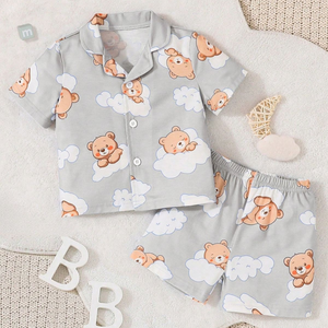 Pijamas orgánicos para bebés Bamboo Spandex Ecológico Ropa de dormir infantil Mamelucos unisex Todas las estaciones Venta al por mayor OEM Fabricante personalizado - Product Image 2