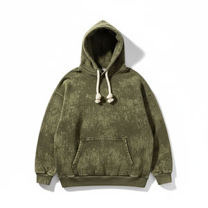 Sudaderas con Capucha Personalizadas de Invierno, Sólidas, de 380g, de Poliéster/Algodón, Transpirables, de Secado Rápido, con Bolsillo, para Hombre - Product Image 2