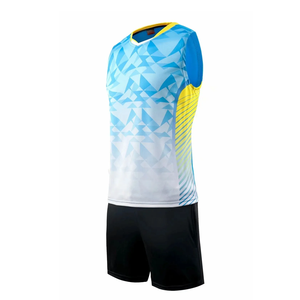 Calidad superior Nuevo diseño Hombres Logotipo personalizado Sin mangas Alta calidad Diseño Premium Superventas Venta caliente Uniformes de voleibol OEM - Product Image 2