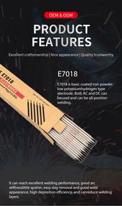 <span class=keywords><strong>Electrodo</strong></span> de Soldadura de Bajo Contenido de Hidrógeno <span class=keywords><strong>E7018</strong></span> para Acero Estructural, Alta <span class=keywords><strong>Resistencia</strong></span> a Grietas, OEM Disponible - Product Image 5