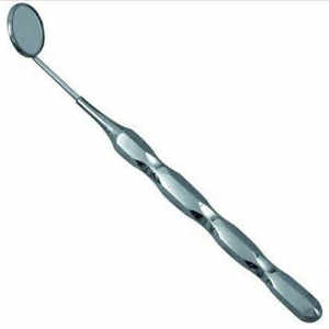 Miroir buccal dentaire en acier inoxydable, instrument d'examen buccal manuel professionnel, certifié CE classe II pour les dentistes et les cliniques - Product Image 4