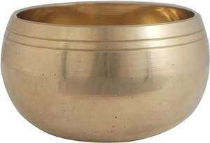 ชามร้องเพลงทำจากทองเหลืองคุณภาพสูงสำหรับฝึกสมาธิชามอาหารทิเบตหลายรูปทรง - Product Image 2