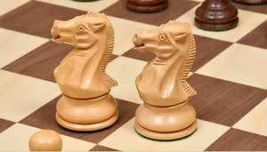 Juego de Piezas de Ajedrez con Peso Staunton de Primera Calidad en Madera de Sheesham y Boj, Rey de 3.8 cm - Product Image 4