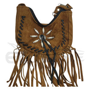 Wholesale <b>Suede</b> Purses Custom Design Multi Color Ladies <b>Fringe</b> <b>Bags</b> Small Size Bulk Order Women's Western Handbags Pakistan - Product Image 1