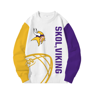 Sudadera de Algodón Otoñal Personalizada con Estampado Bordado de Equipos de la NFL, Diseño de los Buffalo Bills - Product Image 3