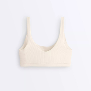 New Women Sports <b>Bra</b> Solid Color Wholesale Super High Quality Fabric Plain Sale up Custom for Sports <b>Bra</b> - Product Image 2