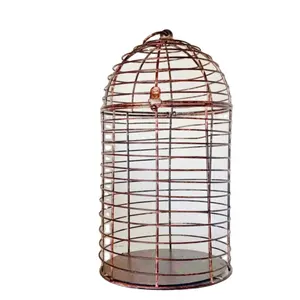 Cage de table décorative pour la maison, jardin, mariage, cage à oiseaux décorative suspendue, lanterne métallique, bougeoir d'intérieur et d'extérieur
