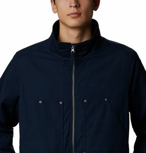 Veste Softshell à capuche pour l'hiver avec logo sur le devant et col montant longue et mince à usage extérieur OEM sur mesure pour hommes - Product Image 5