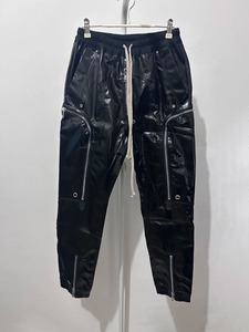 High Street Motorcycle <b>Leather</b> <b>Cargo</b> <b>Pants</b> Men Dark Coated Trend Safari Style Overalls Tech wear Pocket - Product Image 6