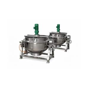 หม้อต้มเนื้อแบบใช้แก๊สและไฟฟ้ารุ่นใหม่ ผลิตภาพสูง ความจุ 100 กก./ชม. สำหรับใช้ในครัว - Product Image 4