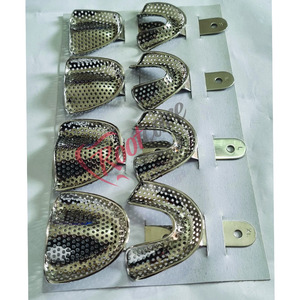 Artículo de Venta caliente Bandejas de impresión de mandíbula edéntula dental S, M, L, Xl Instrumentos quirúrgicos dentales de cirugía perforada Hollowares - Product Image 4