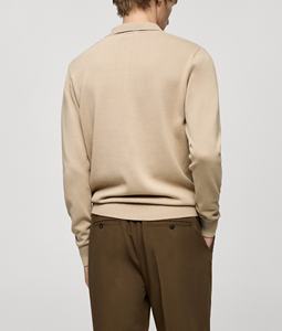 Sweat-shirts pour hommes Offre Spéciale meilleure qualité Nouveau style Sweat-shirts à col boutonné pour hommes 100% Sweatshirts en coton personnalisés à la mode - Product Image 2