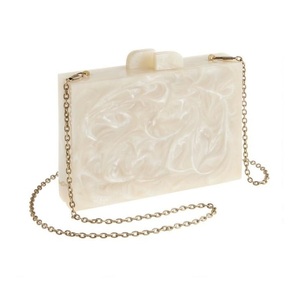 First Choice Women Clutch en resina Art Marble Look Design Epoxy Ladies Bag Box Purse Hand Made Gives Classic bolso de mujer - Product Image 1