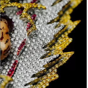 Pendentif en diamant Moissanite entièrement glacé de luxe Hip-Hop Aura éthérée VVS testeur de diamant clouté pendentif en argent Sterling - Product Image 3