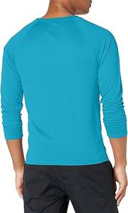 Camiseta Deportiva de Manga Larga Raglan para Hombre, Secado Rápido, Transpirable, para Gimnasio, Running, Fitness, Entrenamiento, Protección Solar - Product Image 3
