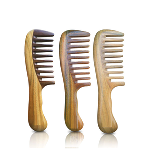 หวีไม้บีชธรรมชาติเป็นมิตรต่อสิ่งแวดล้อมพร้อมกล่องใส่แปรงหวีผมพร้อมกล่องใส่โลโก้ออกแบบได้ตามต้องการ - Product Image 3