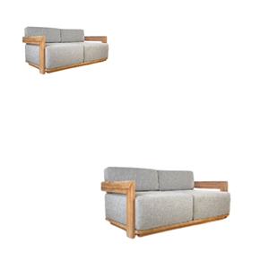 Mobilier Mobilier de jardin Canapés de jardin Canapé en bois pour hôtel Canapé d'extérieur Villa Balcon Canapé en bois de teck - Product Image 2