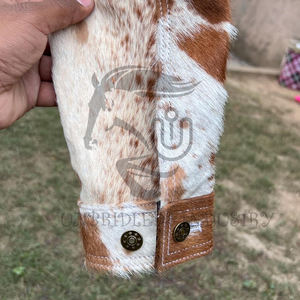 Veste en cuir de vache à poils d'hiver sur mesure |   Cuir véritable en fourrure |   Coupe-vent et chauffant |   Fournisseur en gros - Product Image 6