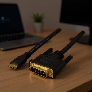 Adaptador y Conector DVI a HDMI 4K Negro de 1.5m 00200715 Cavo Adattatore - Product Image 3
