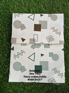 Tissu de chemise en coton fantaisie Dobby |   Matériau en coton doux au toucher naturel |   Tissu Dobby Premium Respirant pour Chemises et Vêtements - Product Image 3