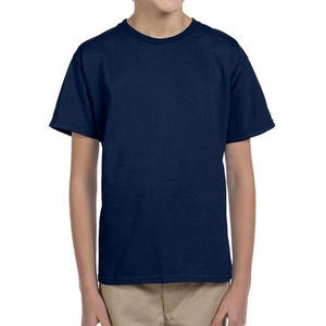 Camisetas Básicas Lisas de Manga Corta - Todos los Colores, Algodón Juvenil, Azul Marino, Talla Mediana, Camiseta Clásica para Hombre - Product Image 1