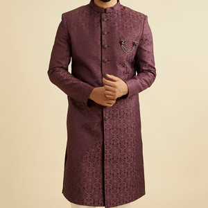 ชุดสูทผ้าไหมเชอร์วานิทำมือคุณภาพสูงสำหรับผู้ชายชุดสูทแบบมีปกกระดุมสำหรับงานแต่งงานงานปาร์ตี้ชาติพันธุ์2025หรูทำด้วยมือคุณภาพสูง - Product Image 6