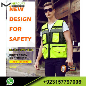 Gilet de sécurité haute visibilité simple de bonne qualité à bas prix/haute visibilité, hiver, vêtements de travail Service OEM gilet de sécurité de visibilité de qualité - Product Image 6