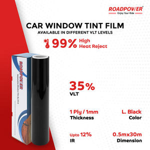 Film pour vitres de voiture Roadpower série SPT, noir clair, PET, 50 cm * 30 m, durable, protection UV et confidentialité - Product Image 5
